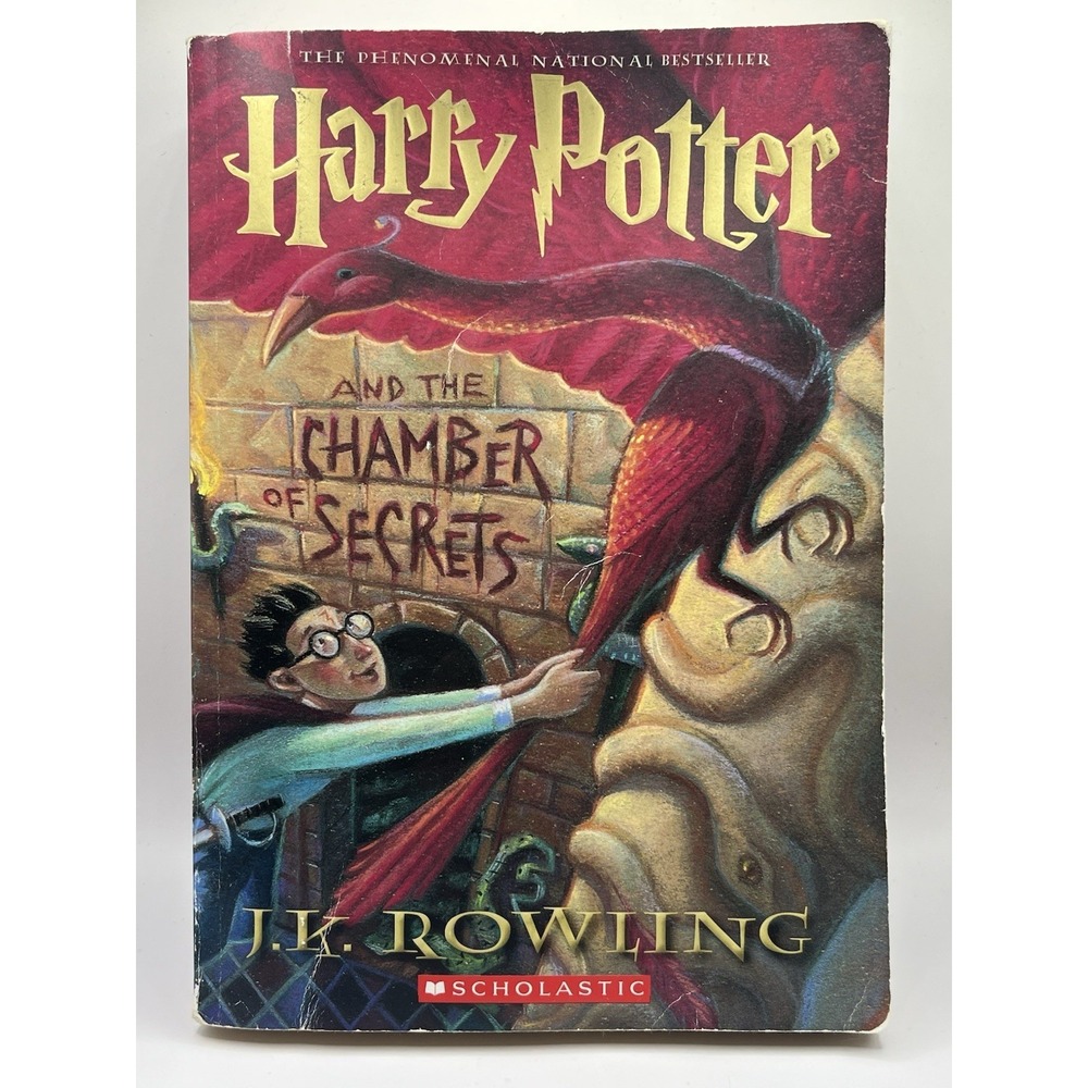 Harry Potter and the Chamber of Secrets J.K. Rowling Scholastic Paperback Book